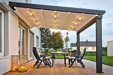 Işıklı Motorlu Pergola